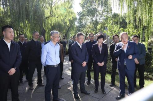 省生态环境厅厅长郎文荣赴嘉兴调研生态环境保护工作